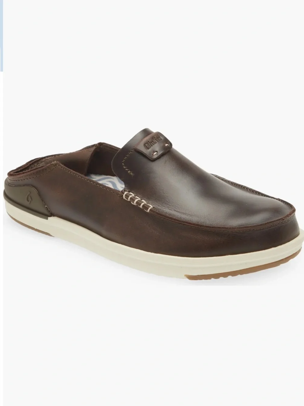 OluKai Kakaha Men’s Slip-On Leather Loafer